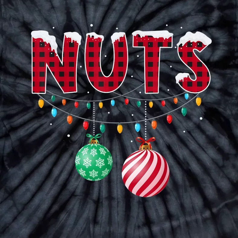 Chest Nuts Christmas Shirt Funny Matching Couple Chestnuts Tie-Dye T-Shirt