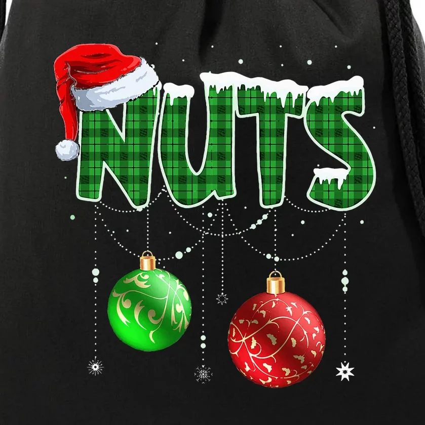 Chest Nuts Christmas Matching Couple Chestnuts Drawstring Bag