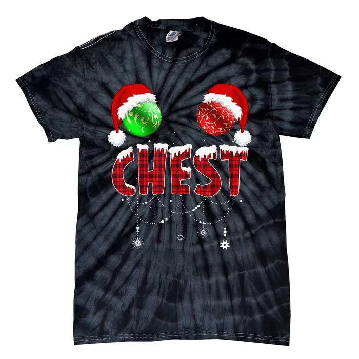 Chest Nuts Christmas Matching Couple Chestnuts Tie-Dye T-Shirt