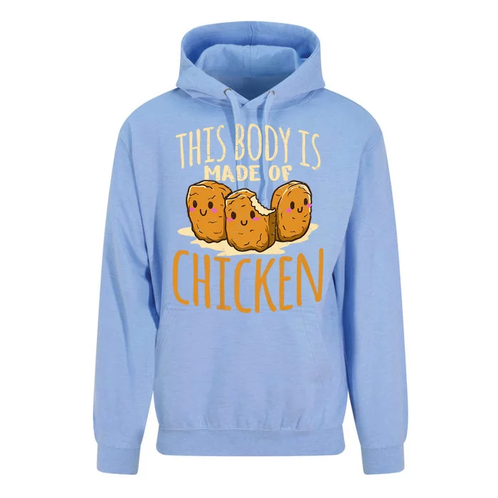 Chicken Nuggets Chicken Chicken Fast Food Funny Saying Unisex Surf Hoodie