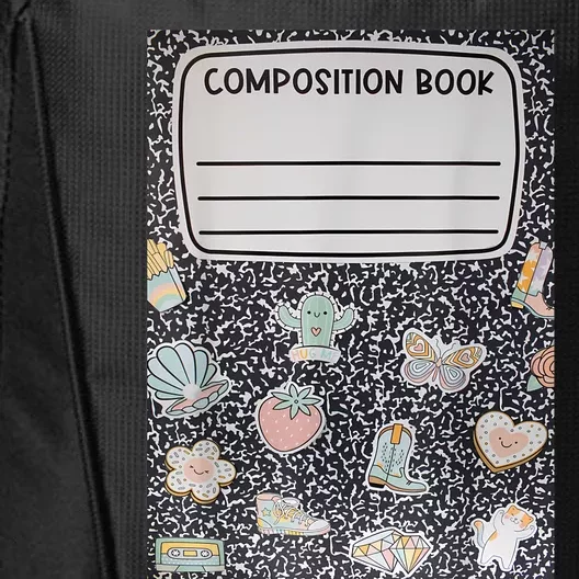 Composition Notebook Costume Matching Group Halloween City Backpack