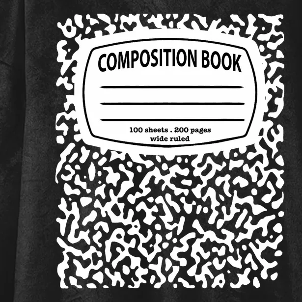 Composition Notebook Costume Matching Group Halloween Hooded Wearable Blanket