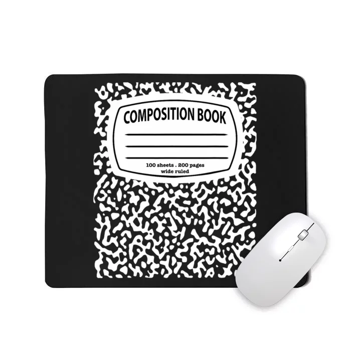 Composition Notebook Costume Matching Group Halloween Mousepad