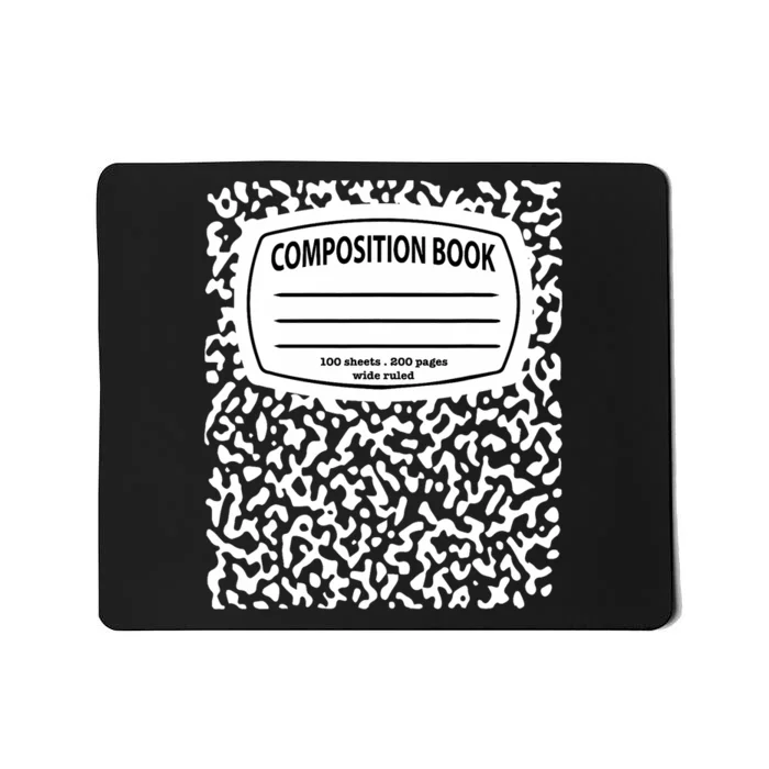 Composition Notebook Costume Matching Group Halloween Mousepad