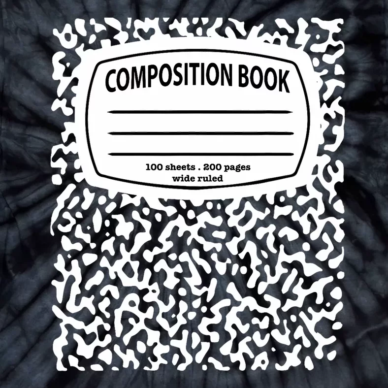 Composition Notebook Costume Matching Group Halloween Tie-Dye T-Shirt