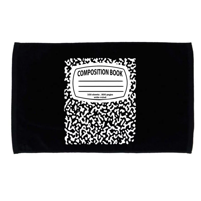 Composition Notebook Costume Matching Group Halloween Microfiber Hand Towel