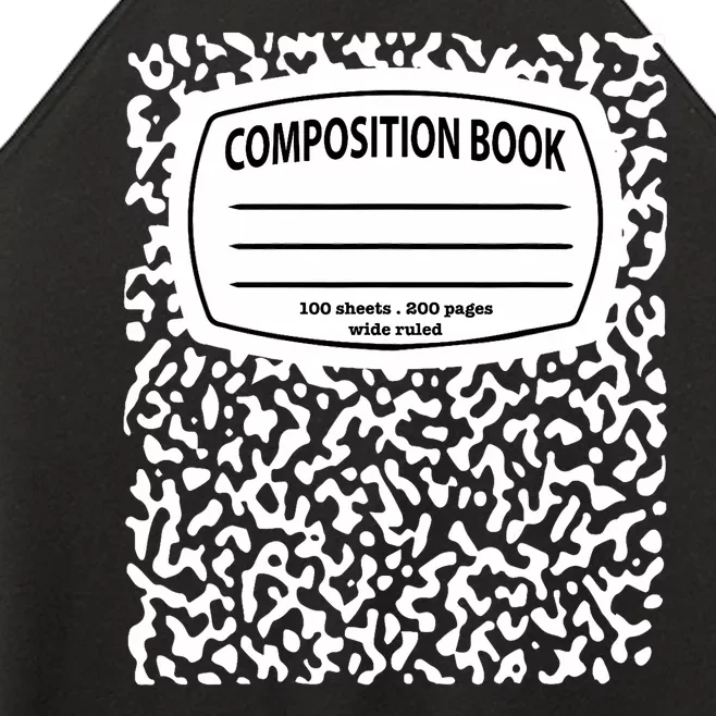 Composition Notebook Costume Matching Group Halloween Women’s Perfect Tri Rocker Tank