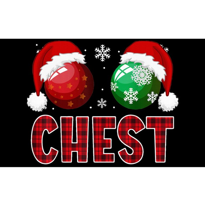 Chest Nuts Christmas Funny Matching Couple Chestnuts Bumper Sticker