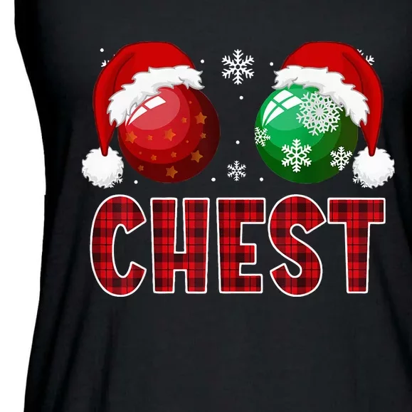 Chest Nuts Christmas Funny Matching Couple Chestnuts Ladies Essential Flowy Tank