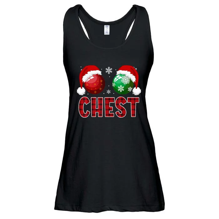 Chest Nuts Christmas Funny Matching Couple Chestnuts Ladies Essential Flowy Tank