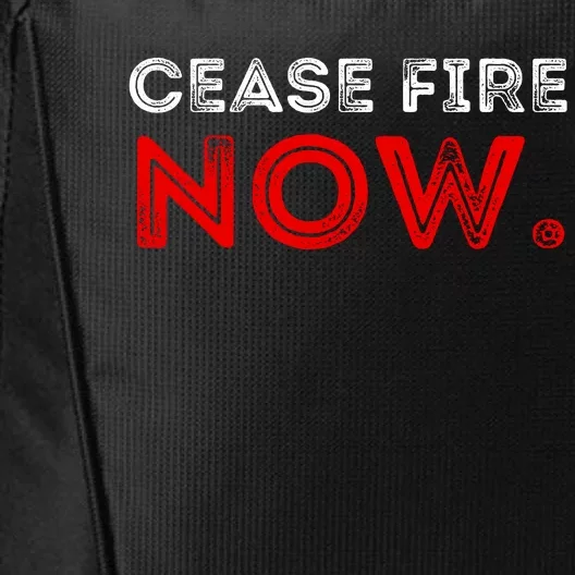 Ceasefire Now City Backpack