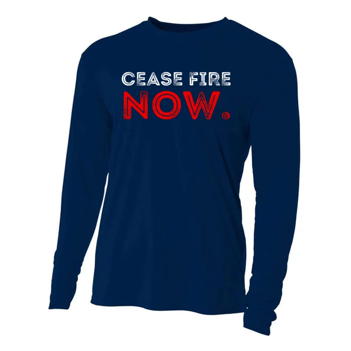 Ceasefire Now Cooling Performance Long Sleeve Crew