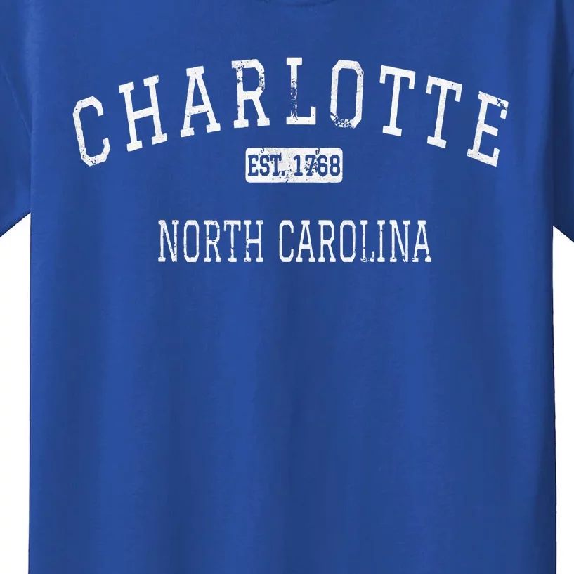 Charlotte North Carolina Nc Kids T-Shirt