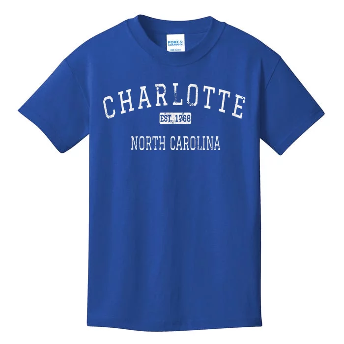 Charlotte North Carolina Nc Kids T-Shirt