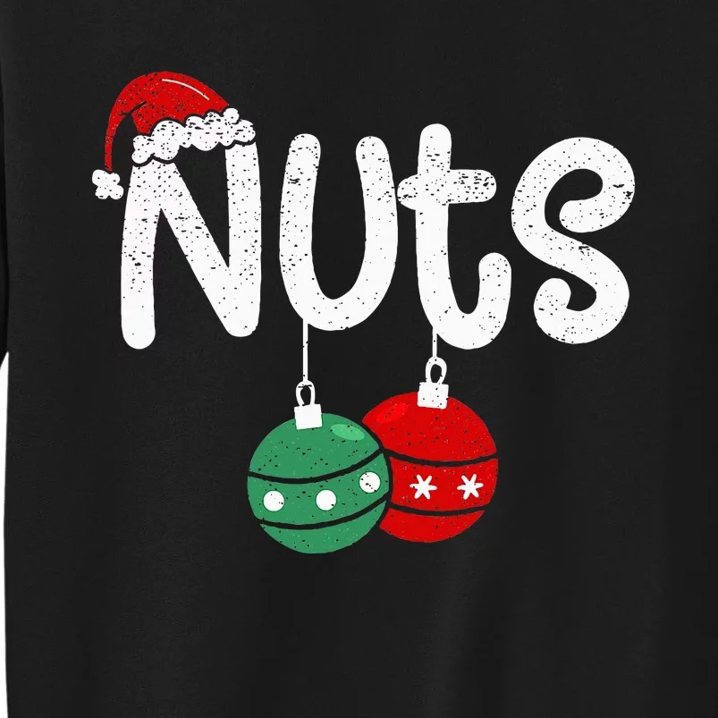 Chest Nuts Couple Christmas Pajama Chestnuts Xmas Tall Sweatshirt