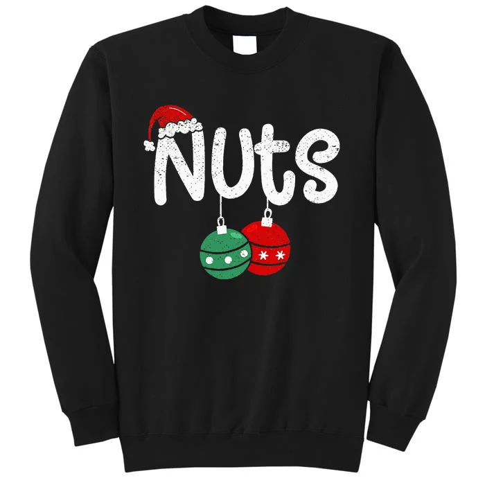 Chest Nuts Couple Christmas Pajama Chestnuts Xmas Tall Sweatshirt