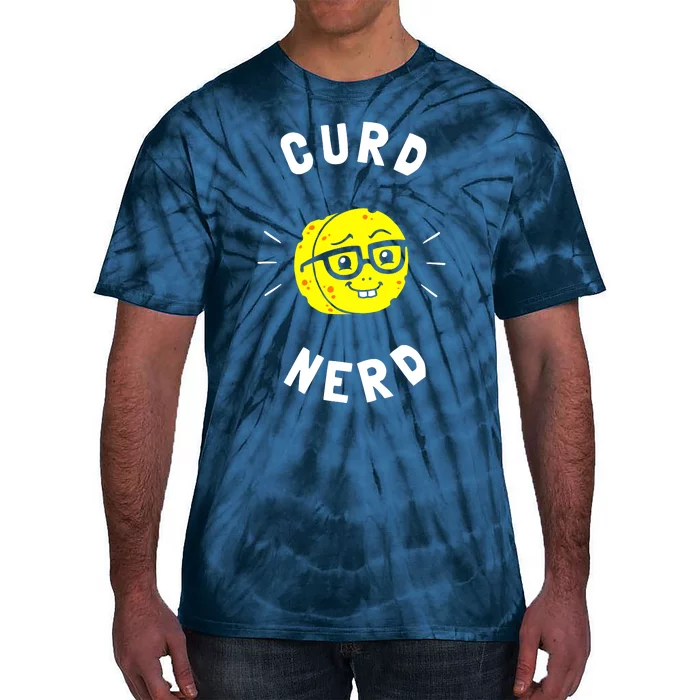 Curd Nerd Cheese Lovers Tie-Dye T-Shirt