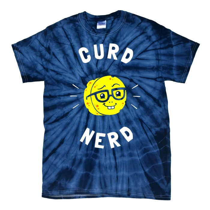 Curd Nerd Cheese Lovers Tie-Dye T-Shirt