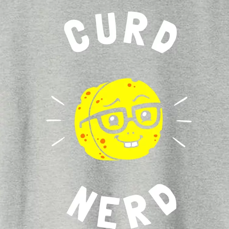 Curd Nerd Cheese Lovers Women's Crop Top Tee