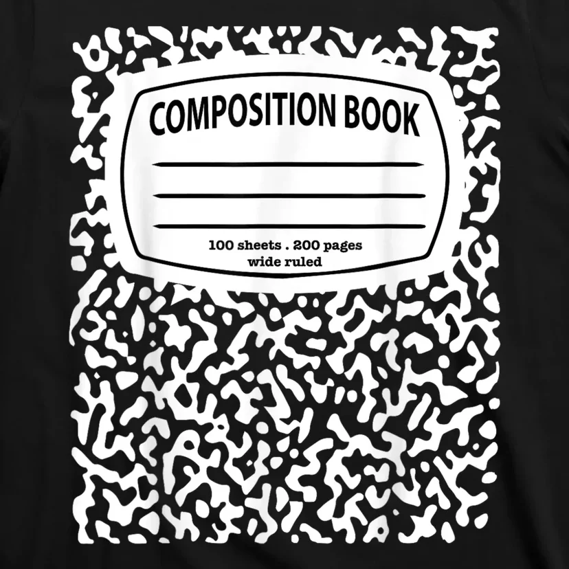 Composition Notebook Costume Matching Group Halloween T-Shirt