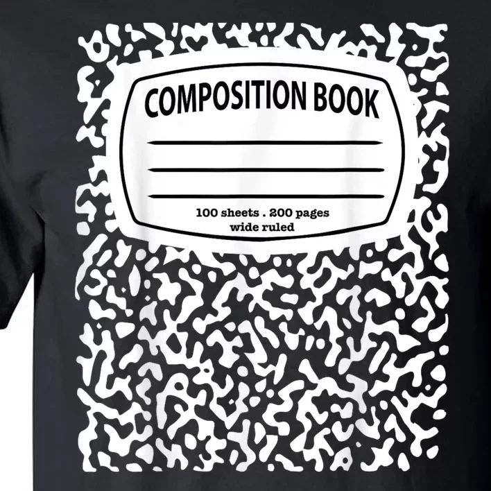 Composition Notebook Costume Matching Group Halloween Tall T-Shirt