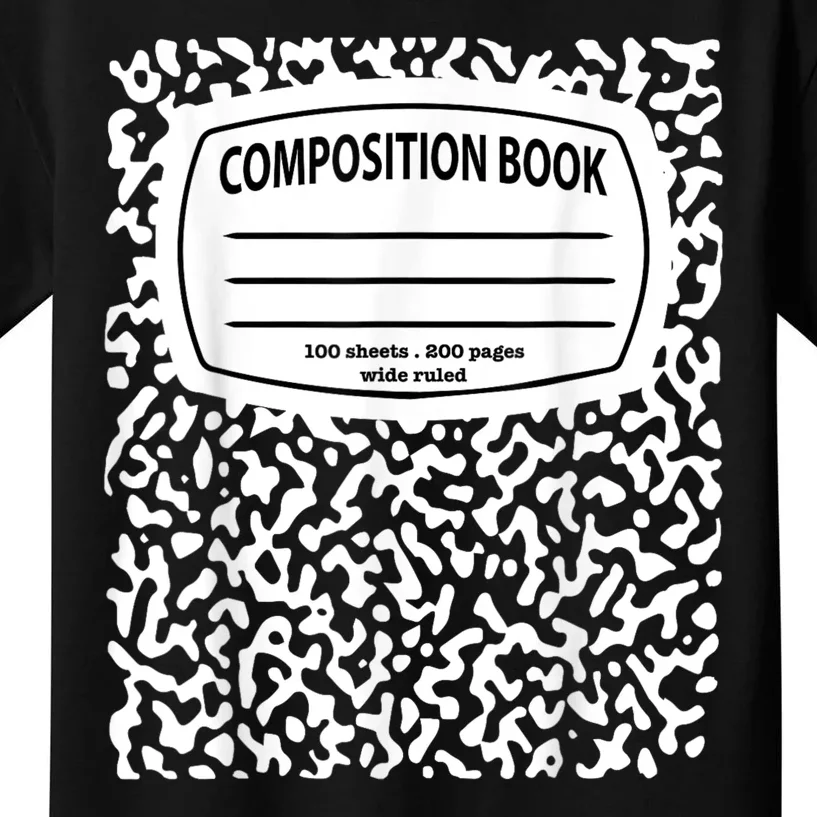 Composition Notebook Costume Matching Group Halloween Kids T-Shirt