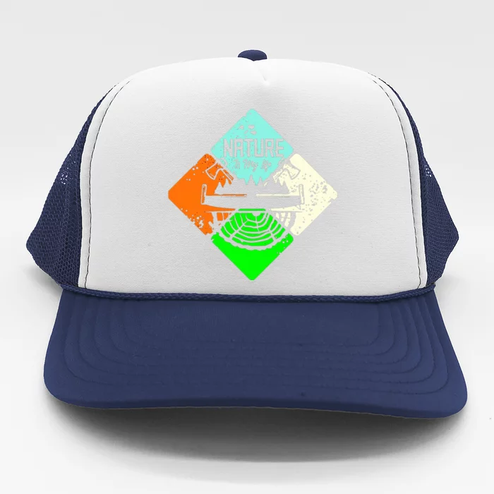 Colorful Nature Trucker Hat