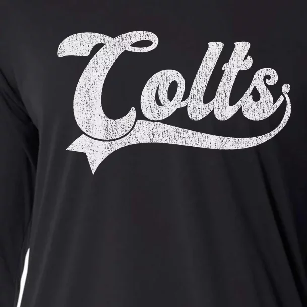 Colts Name Cooling Performance Long Sleeve Crew