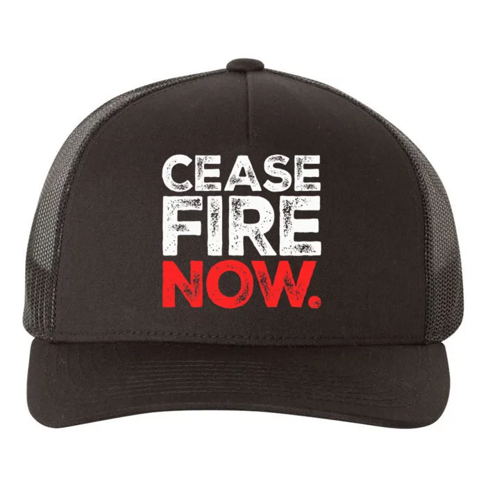 Ceasefire NOW Yupoong Adult 5-Panel Trucker Hat