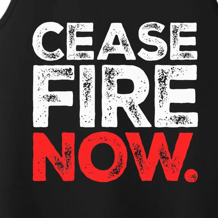 Ceasefire NOW Performance Tank