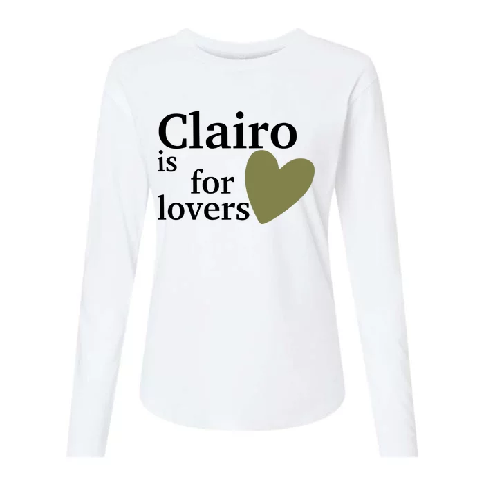 Charm Nyc Clairo Is For Lovers Womens Cotton Relaxed Long Sleeve T-Shirt