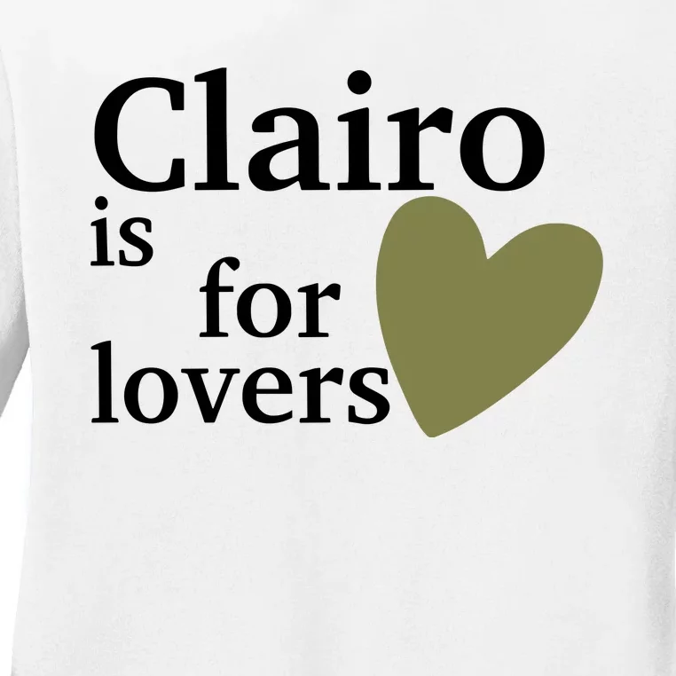 Charm Nyc Clairo Is For Lovers Ladies Long Sleeve Shirt