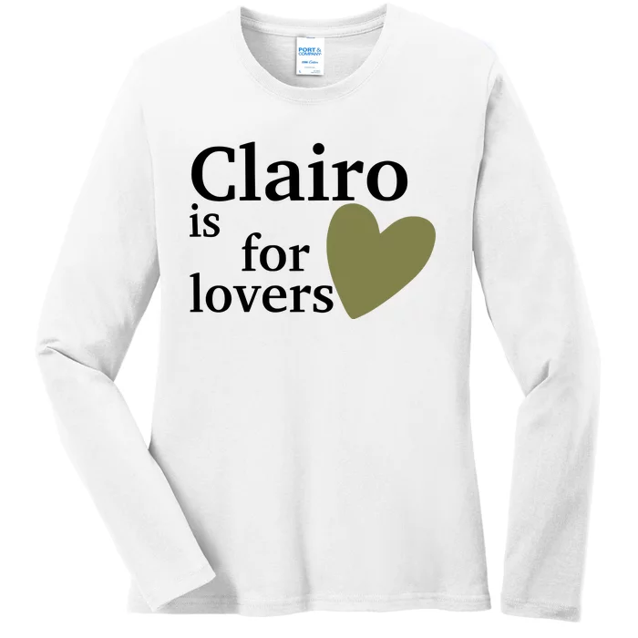 Charm Nyc Clairo Is For Lovers Ladies Long Sleeve Shirt