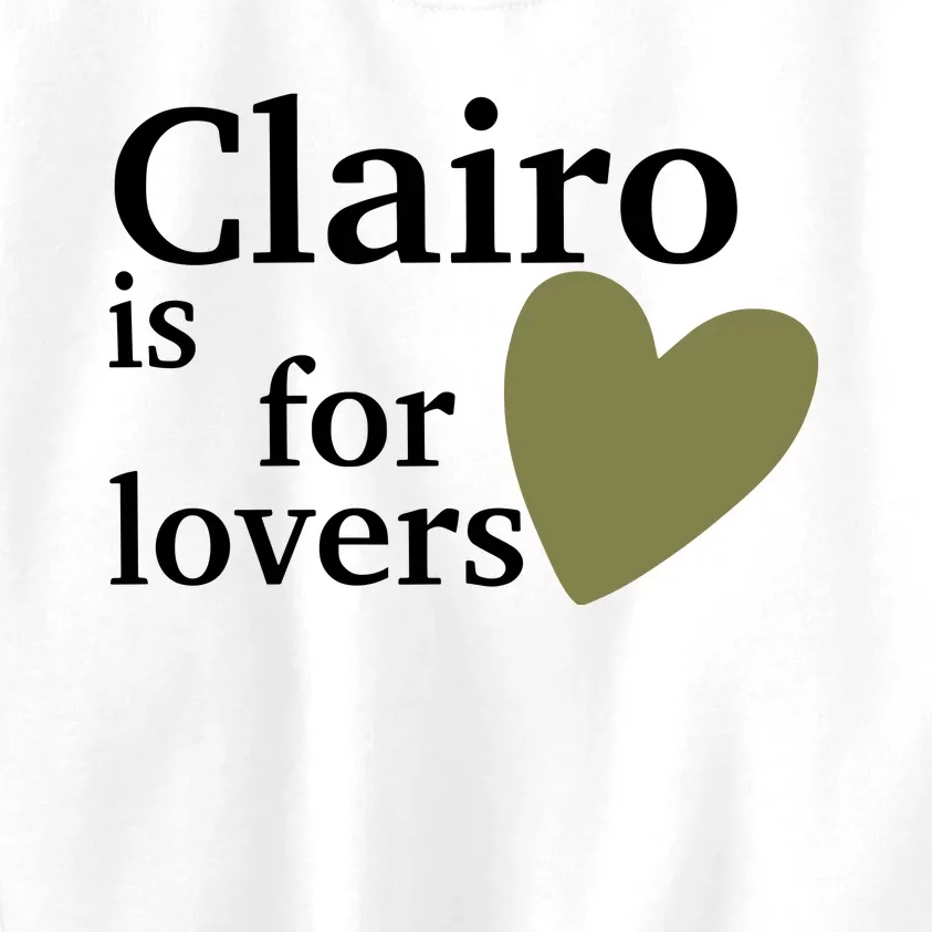 Charm Nyc Clairo Is For Lovers Kids Sweatshirt