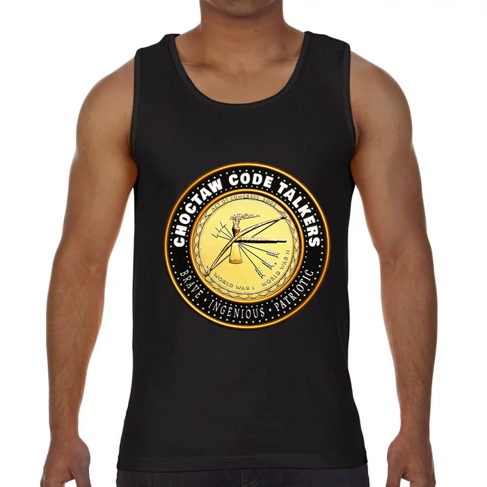 Choctaw Nation Code Talkers Homage For Heritage Supporters Comfort Colors® Tank Top