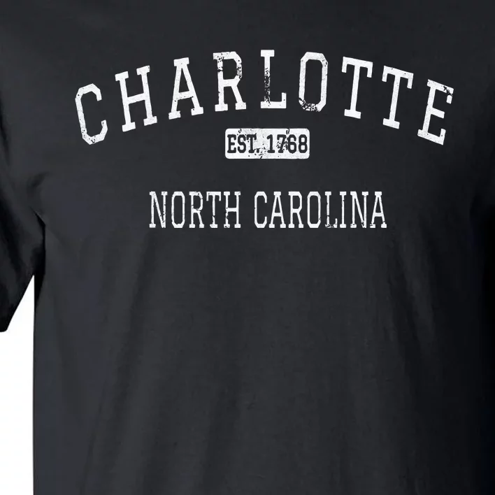 Charlotte North Carolina NC Vintage Tall T-Shirt