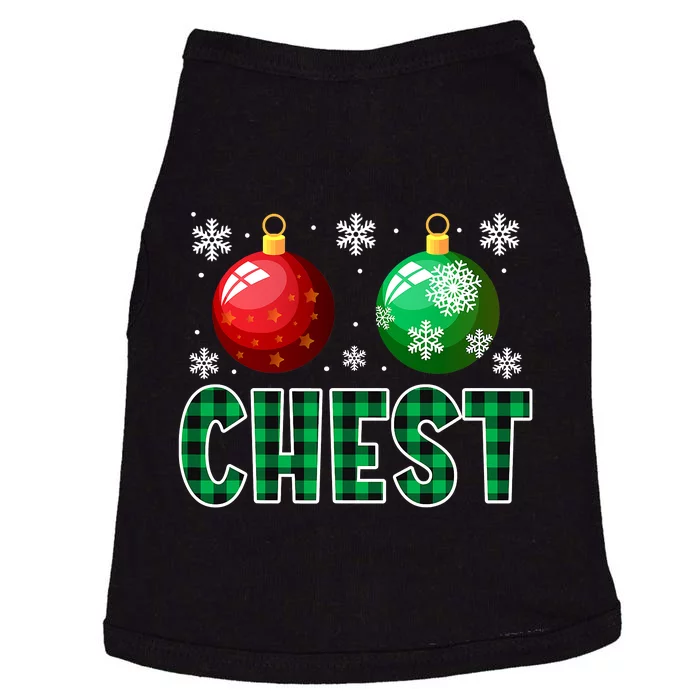 Chest Nuts Christmas Funny Couples Christmas Chestnuts Doggie Tank