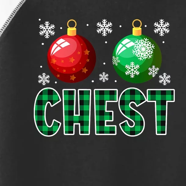 Chest Nuts Christmas Funny Couples Christmas Chestnuts Toddler Fine Jersey T-Shirt