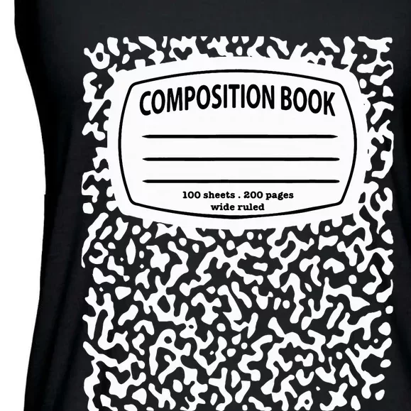 Composition Notebook Costume Matching Group Halloween Ladies Essential Flowy Tank