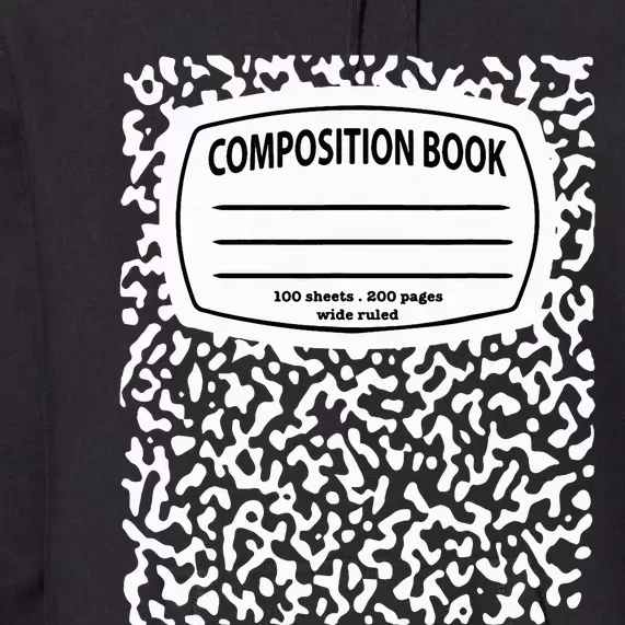 Composition Notebook Costume Matching Group Halloween Premium Hoodie