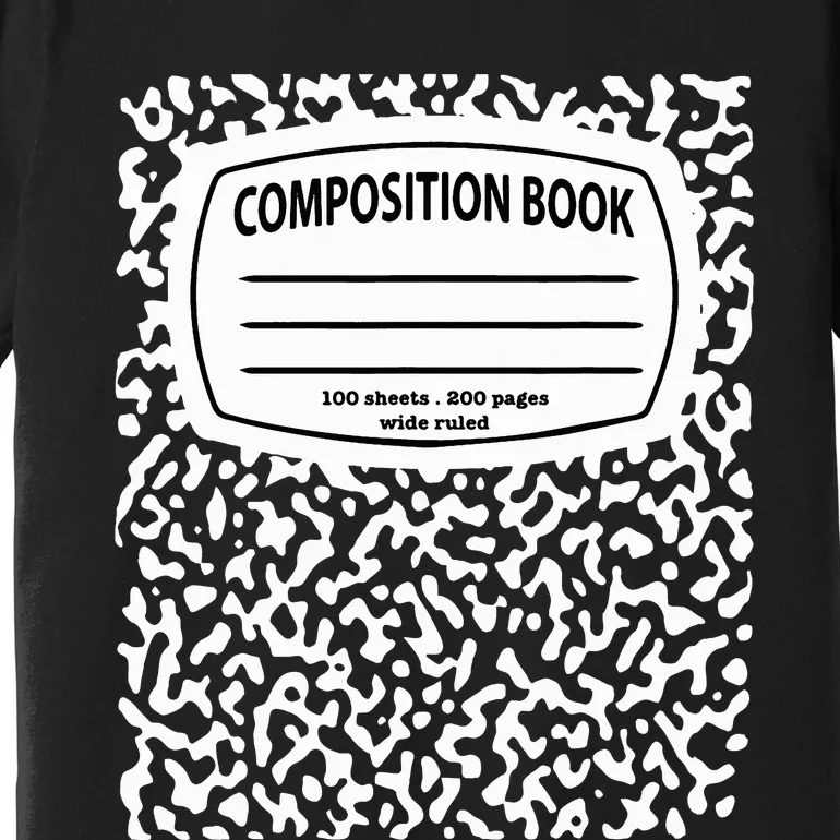 Composition Notebook Costume Matching Group Halloween Premium T-Shirt