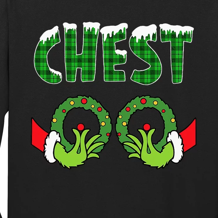 chest nuts christmas   matching couple chestnuts Long Sleeve Shirt