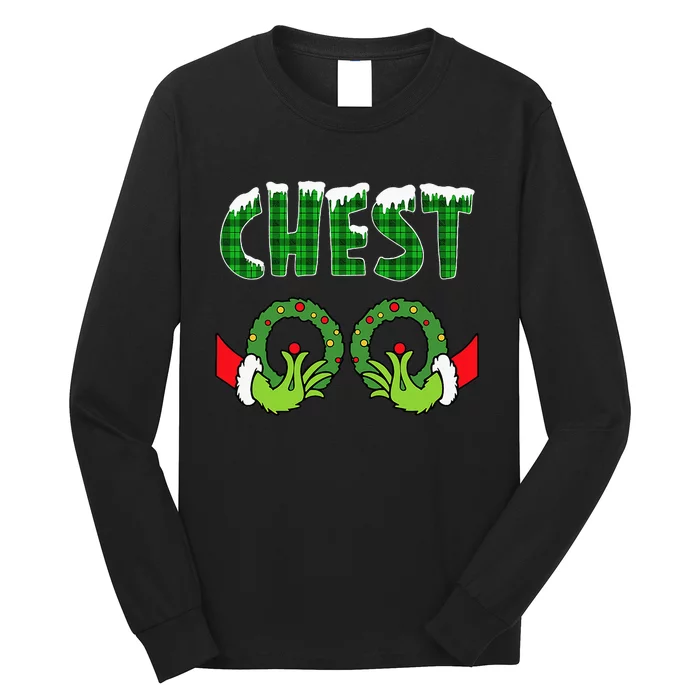 chest nuts christmas   matching couple chestnuts Long Sleeve Shirt