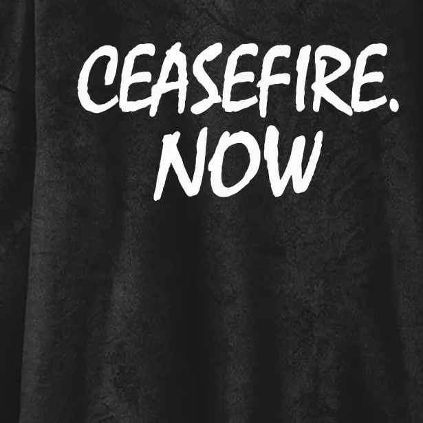 Ceasefire NOW Hooded Wearable Blanket