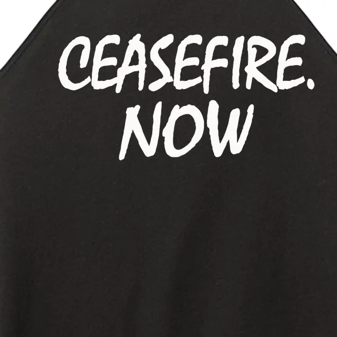 Ceasefire NOW Women’s Perfect Tri Rocker Tank