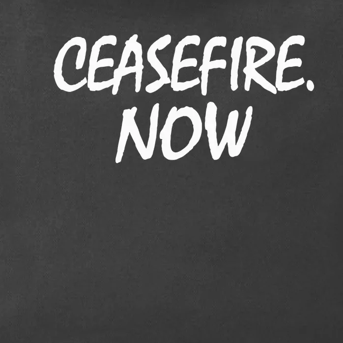 Ceasefire NOW Zip Tote Bag