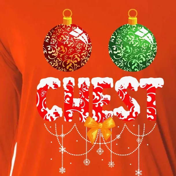 Chest Nuts Christmas Matching Couple Chestnuts Cooling Performance Long Sleeve Crew