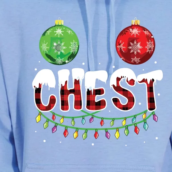 Chest Nuts Christmas Shirts Funny Matching Couple Chestnuts Unisex Surf Hoodie