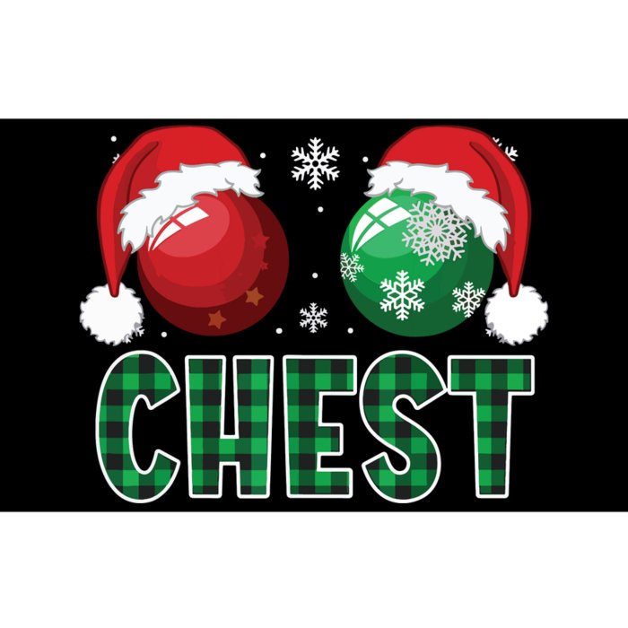 Chest Nuts Christmas Shirts Funny Matching Couple Chestnuts Bumper Sticker