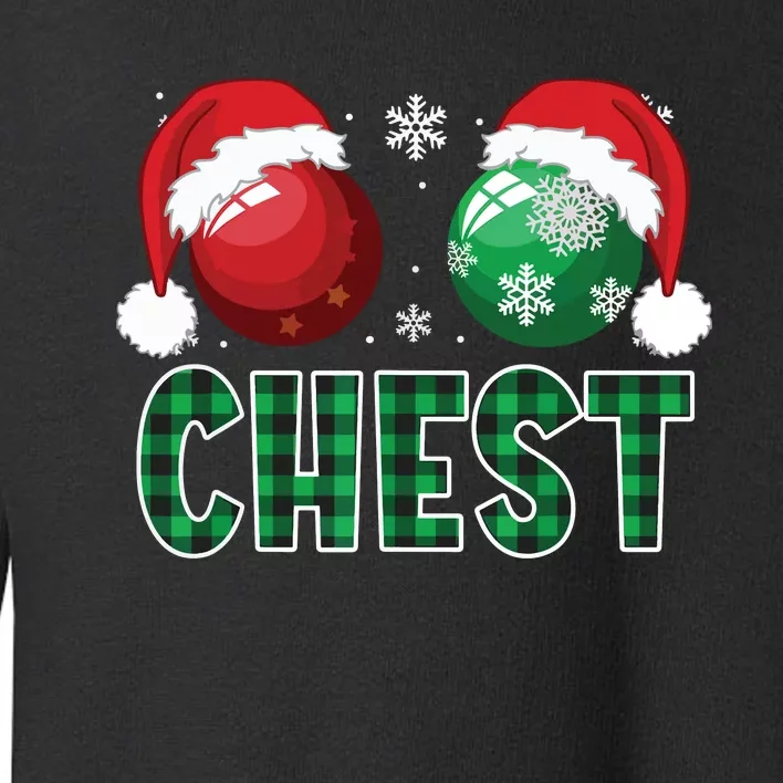 Chest Nuts Christmas Shirts Funny Matching Couple Chestnuts Toddler Sweatshirt